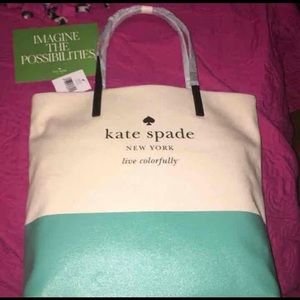 Kate Spade Bon Shopper Tote and Cameron Wallet